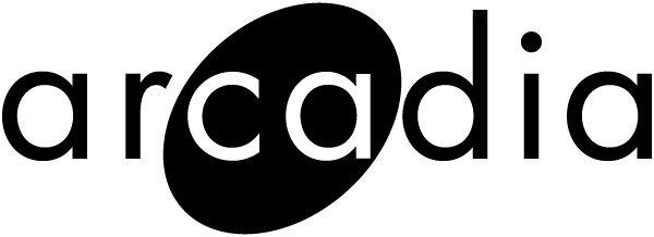 Arcadia logo in black