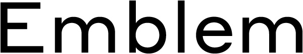 Emblem logo in black