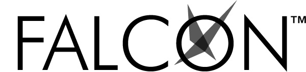 Falcon logo in black